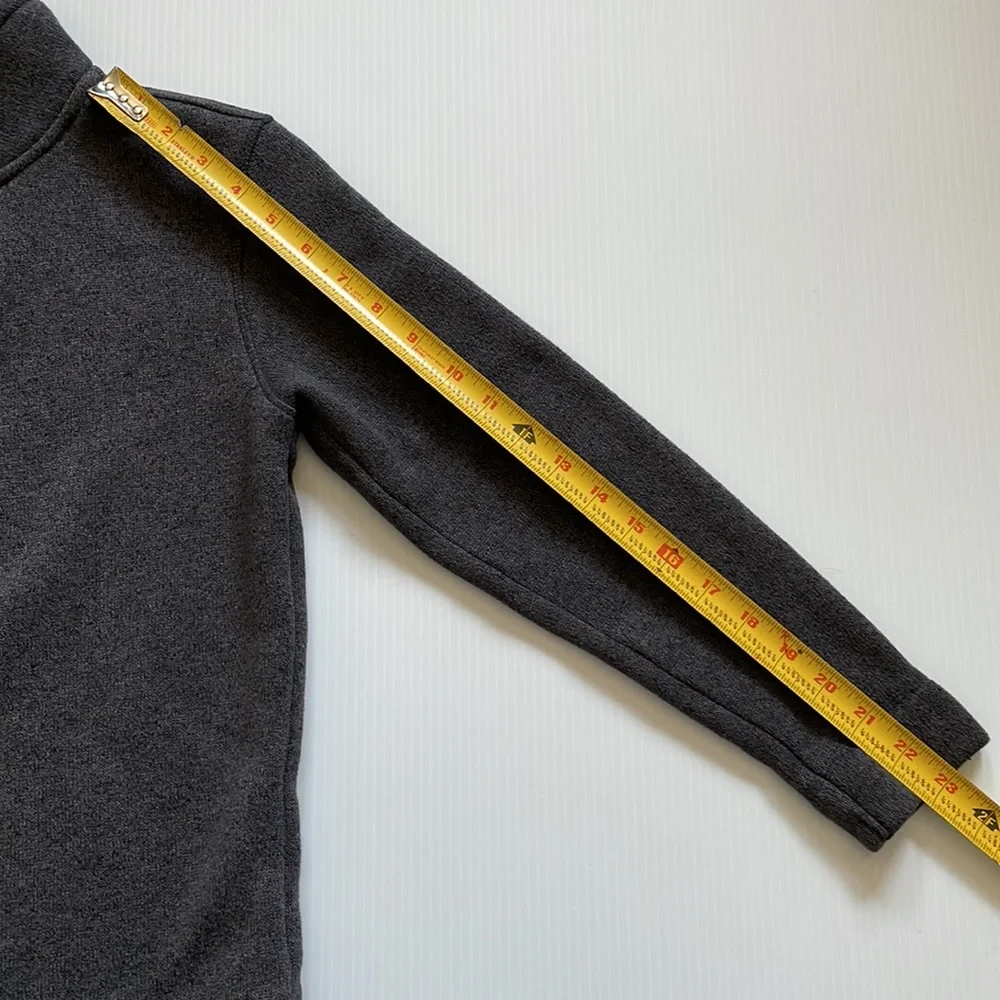 Old Navy gray, mock neck, quarter zip sweater.  Boys size Medium